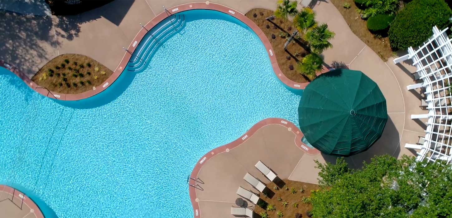 Above the Pool Slide background